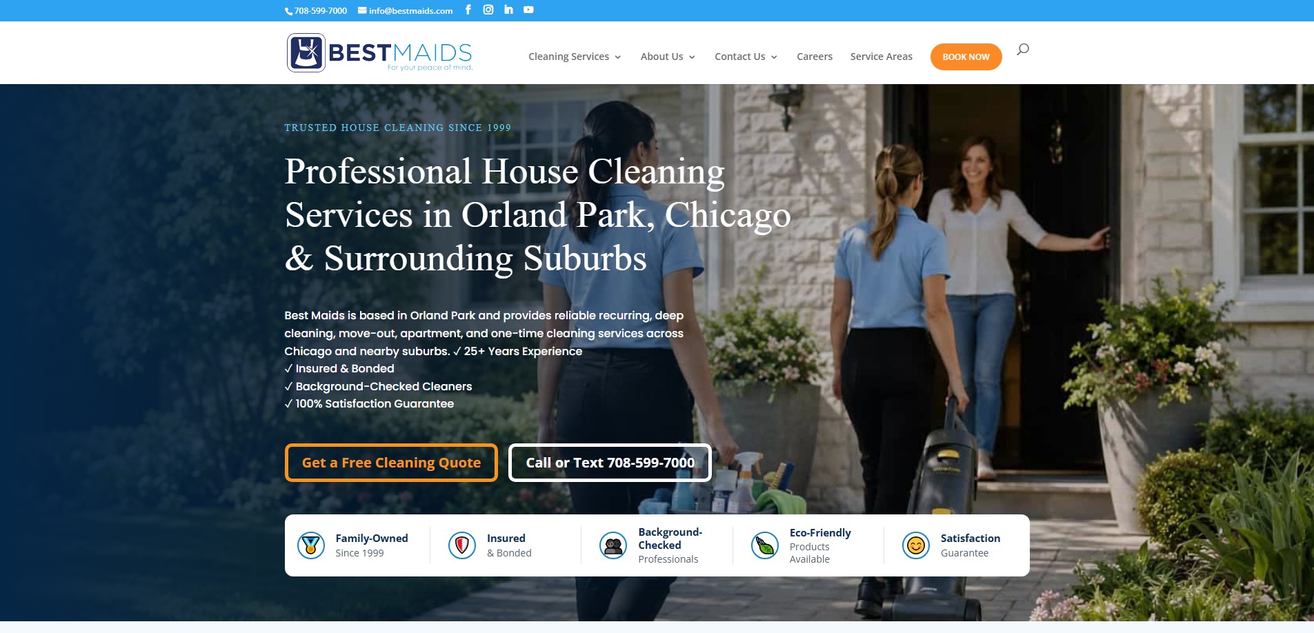 Bestmaids website preview
