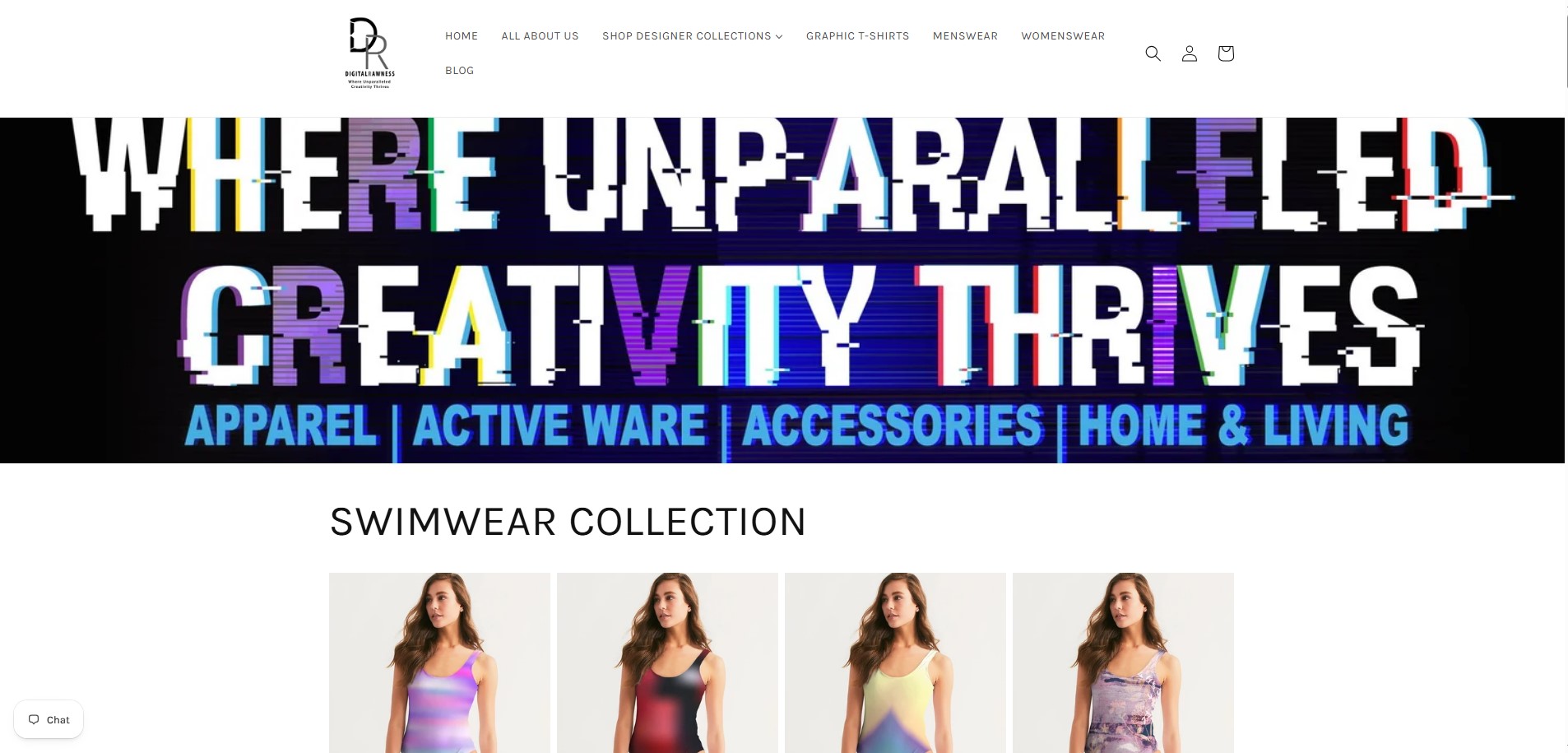 Digital Rawness website preview