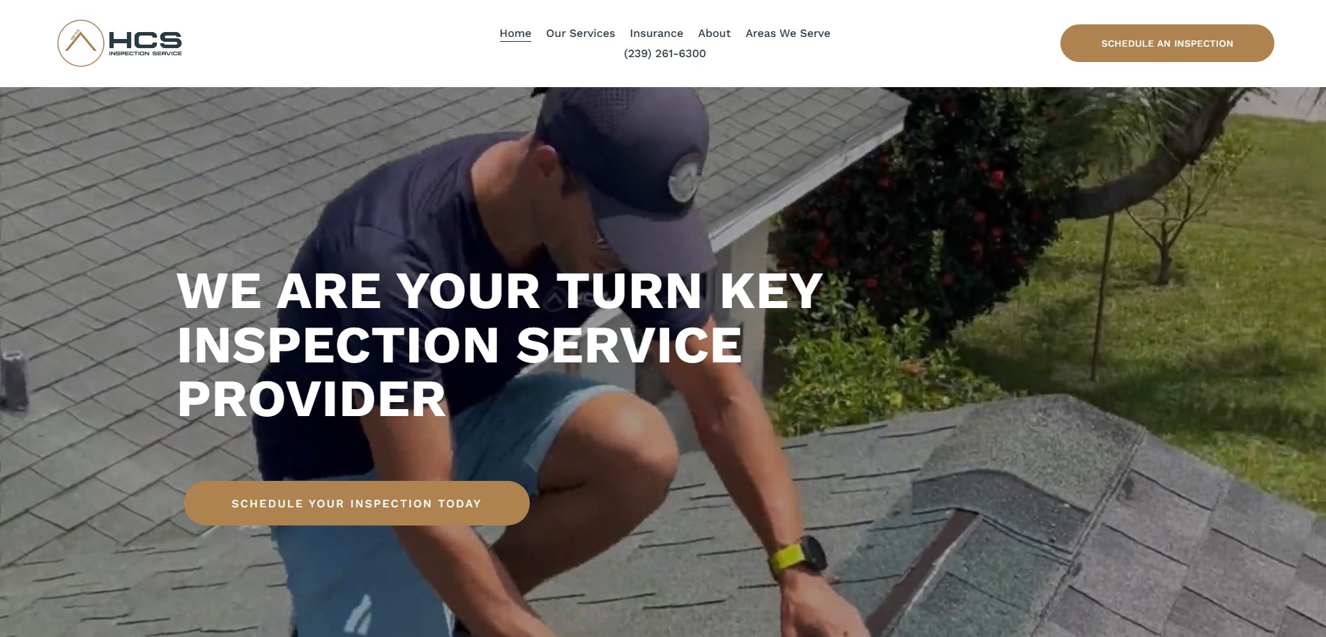 HCS Inspections website preview
