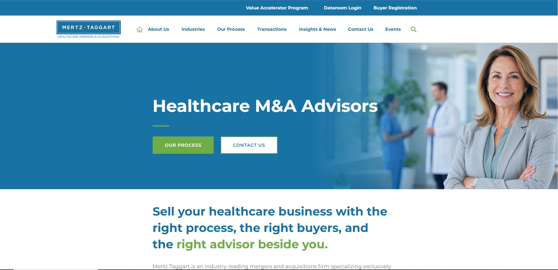 Mertz Taggart website preview