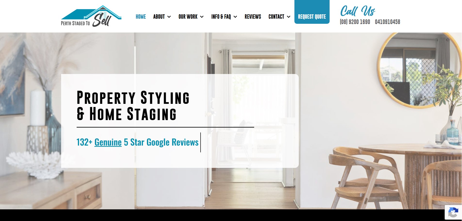 Perth Staged to Sell website preview
