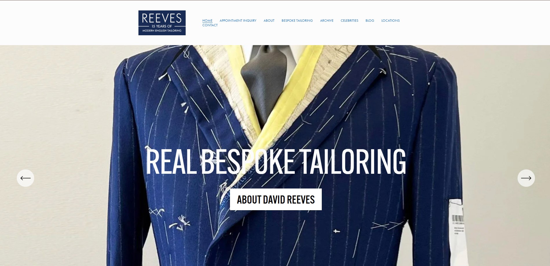 Reeves NYC website preview