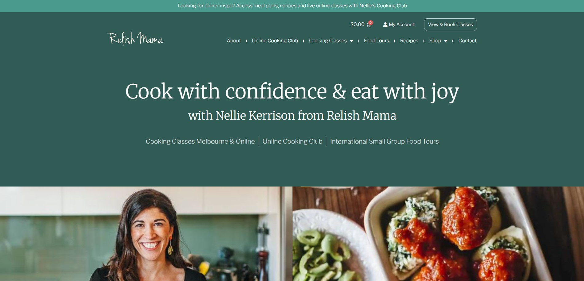 Relish Mama website preview