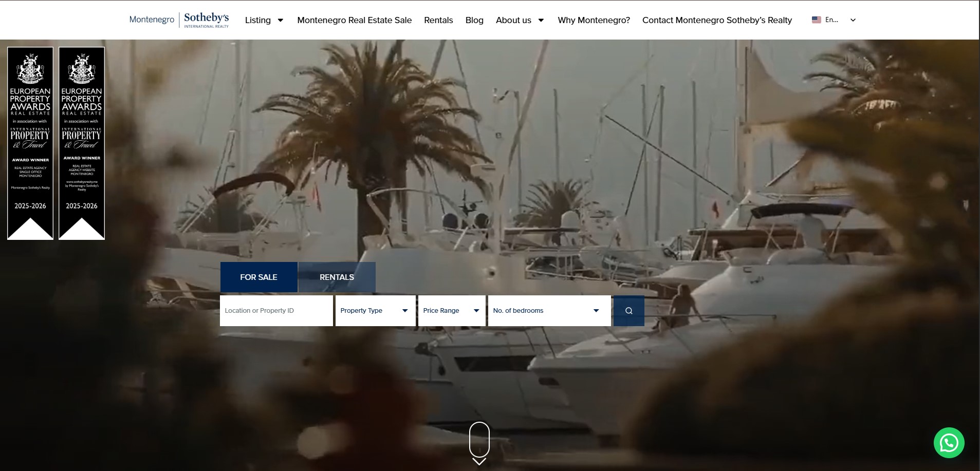 Sotheby's Realty website preview