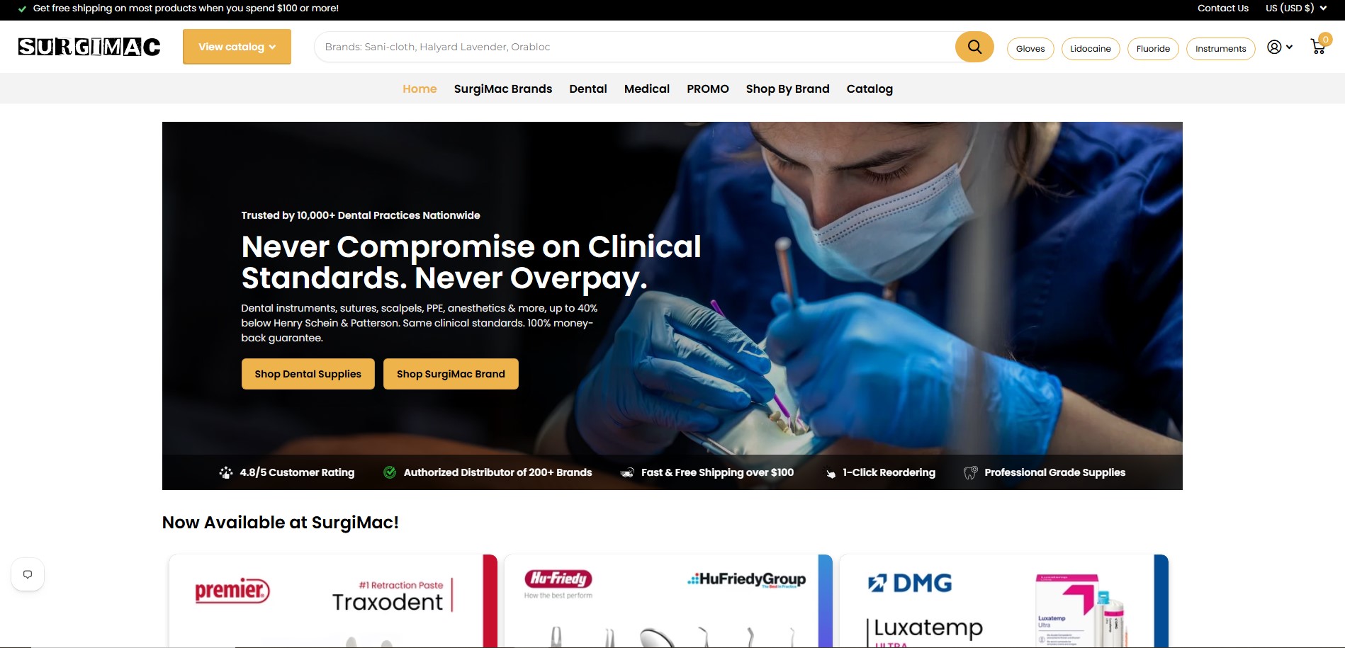 Surgimac website preview