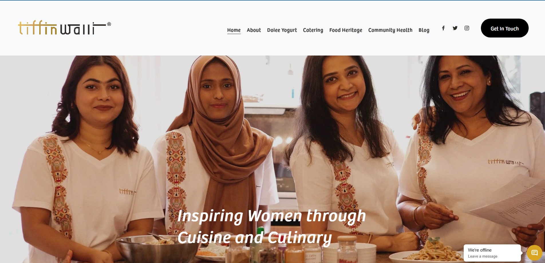 Tiffin Walli website preview